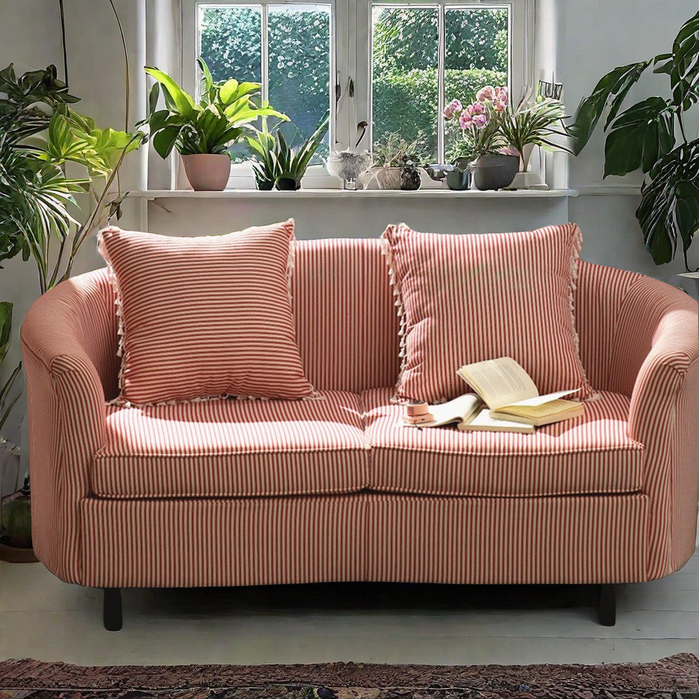 ❤style Paris❤イケアソファ Axis Living Vintage Rounded Double Sofa 66.93 Square Arm